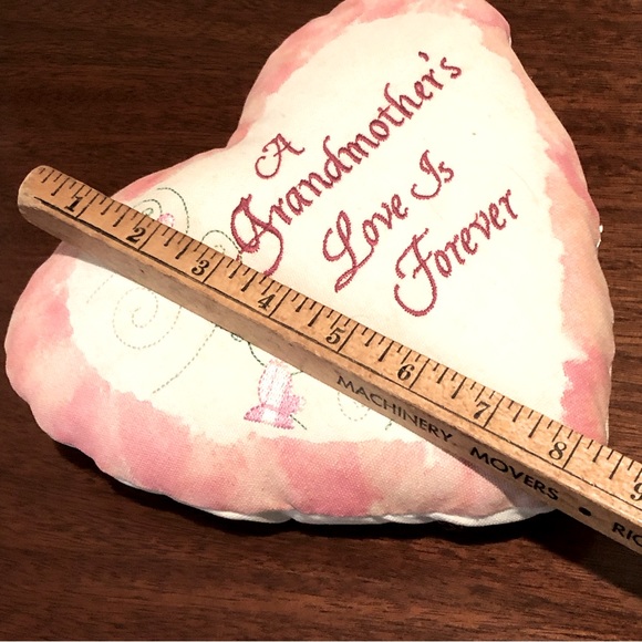 Heart shaped A Grandmother’s Love is Forever pillow - Picture 10 of 10